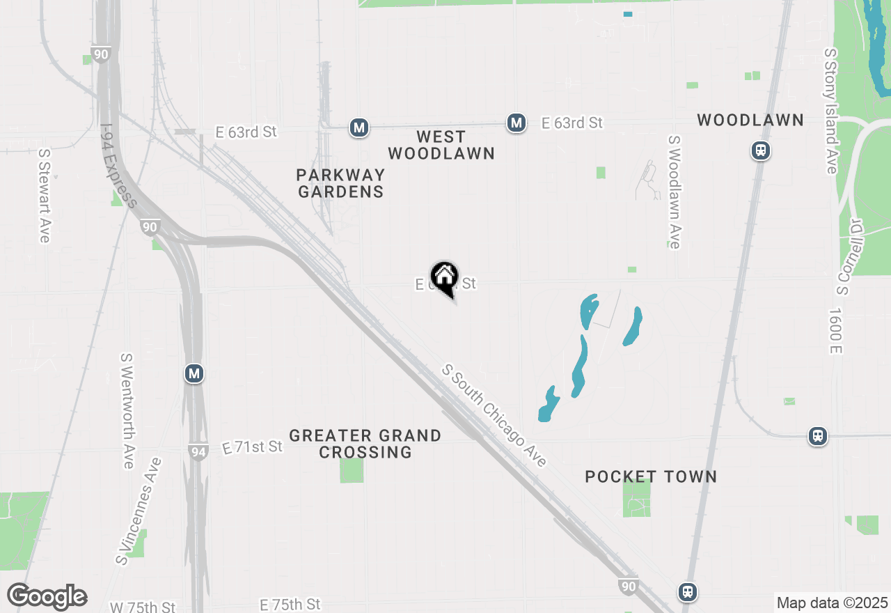 Map of 6735 S Saint Lawrence Avenue, Chicago, IL 60637
