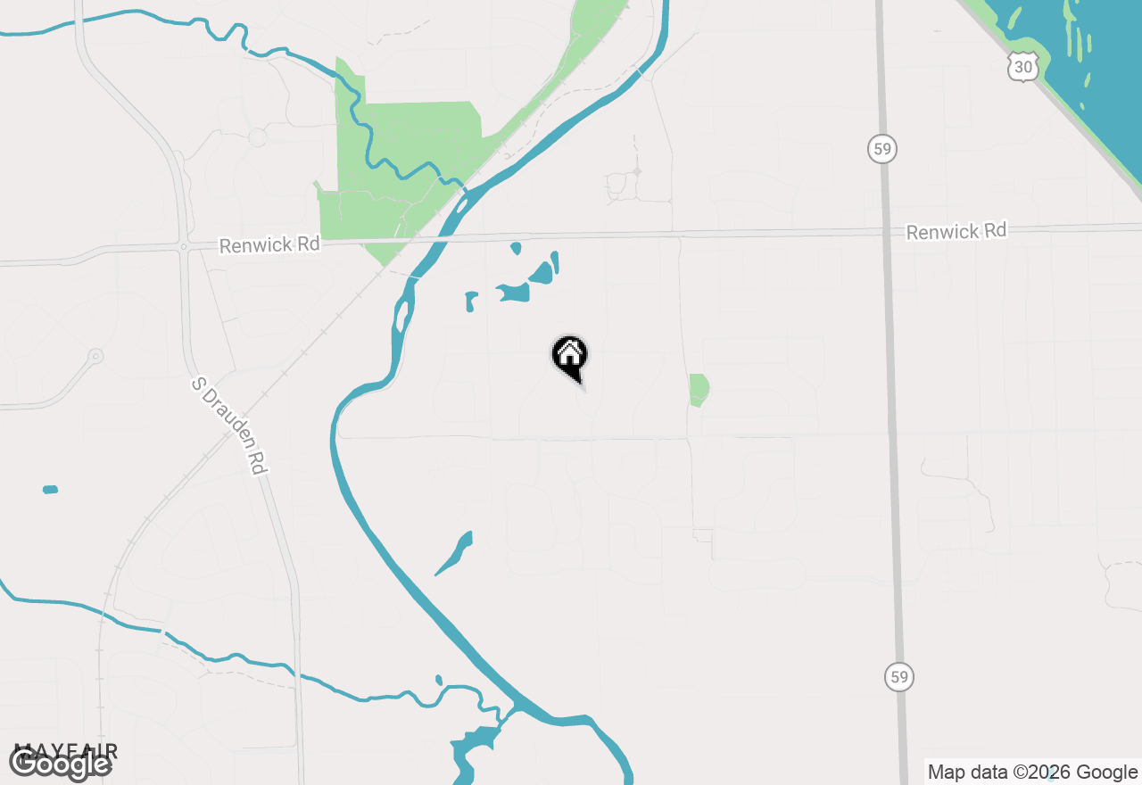 Map of 16203 S Serenity Drive, Plainfield, IL 60586