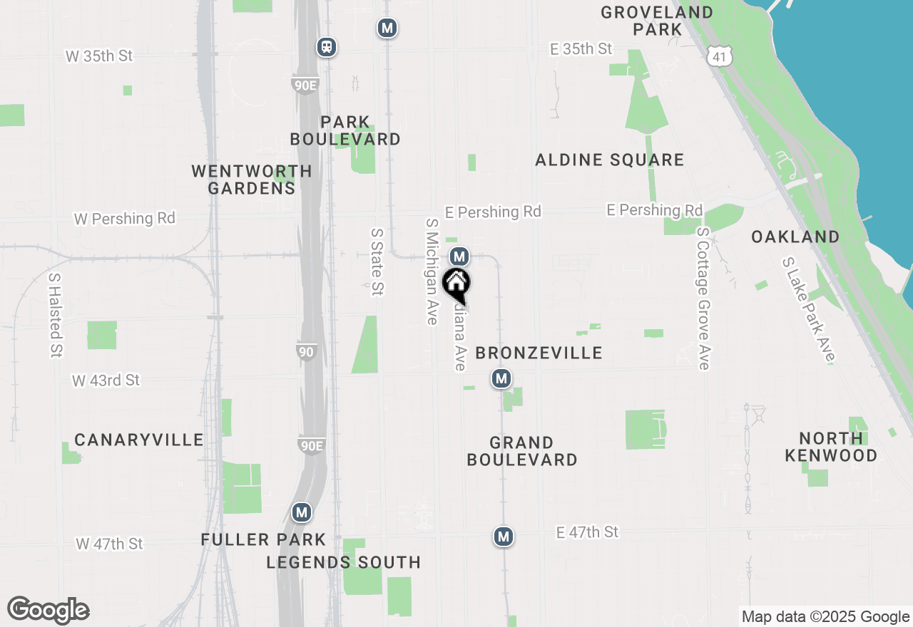 Map of 4130 S Indiana Avenue, Chicago, IL 60653