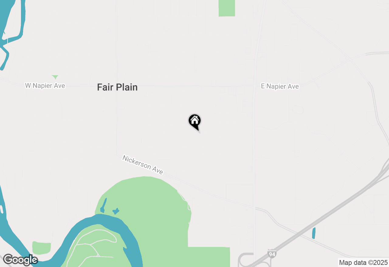 Map of 544 Waverly Drive, Benton Harbor, MI 49022