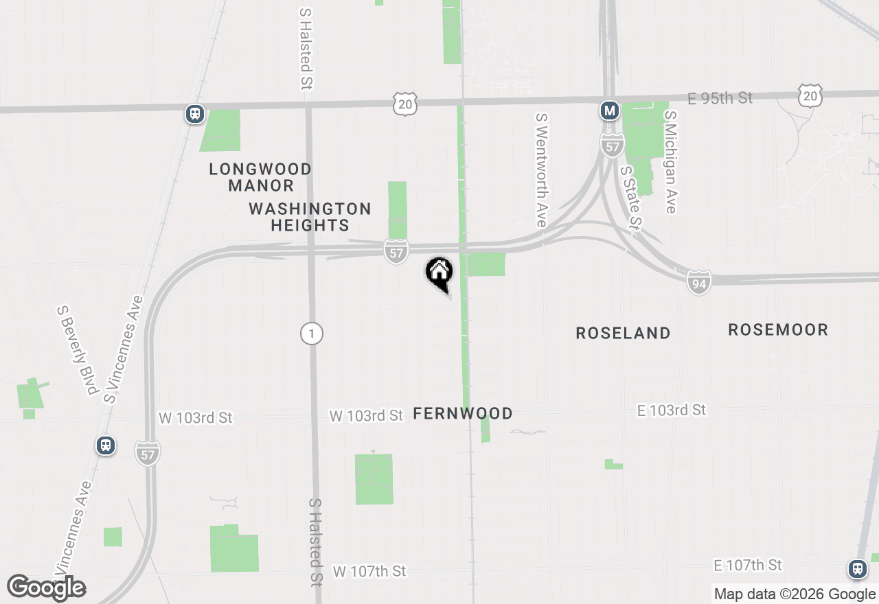 Map of 433 W 100th Street, Chicago, IL 60628