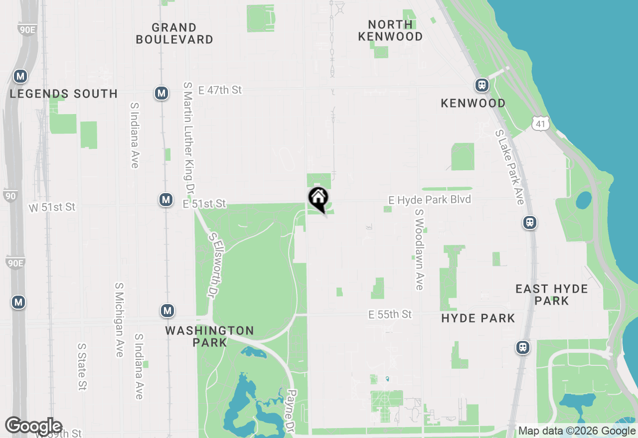 Map of 823 E Drexel Square, Chicago, IL 60615