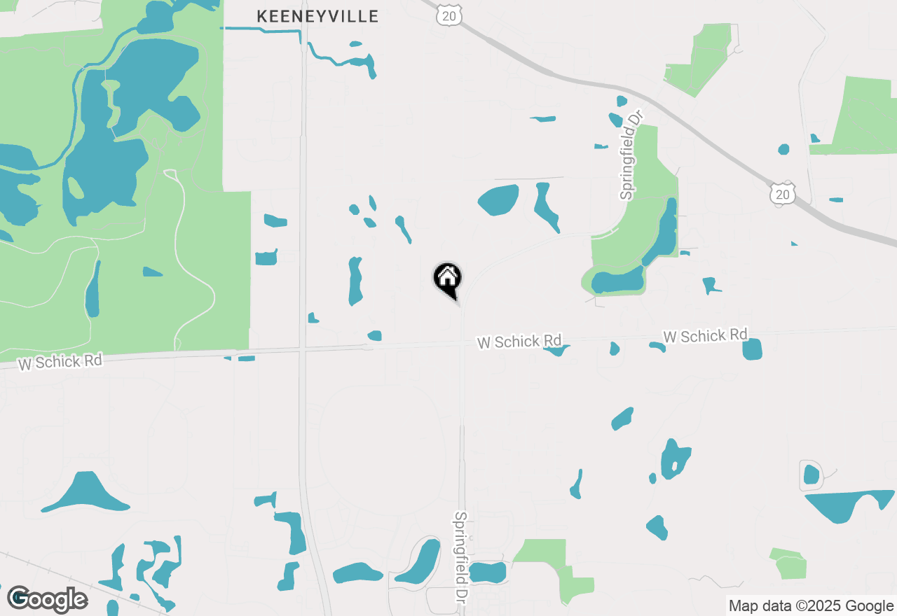 Map of 368 W Windsor Drive, Bloomingdale, IL 60108