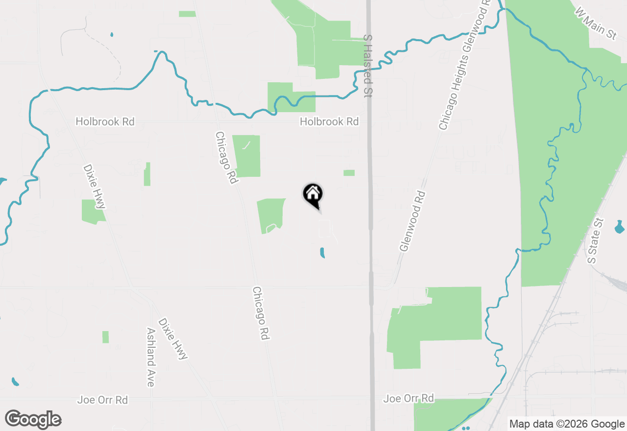 Map of (Address confidential), Chicago Heights, Illinois 60411