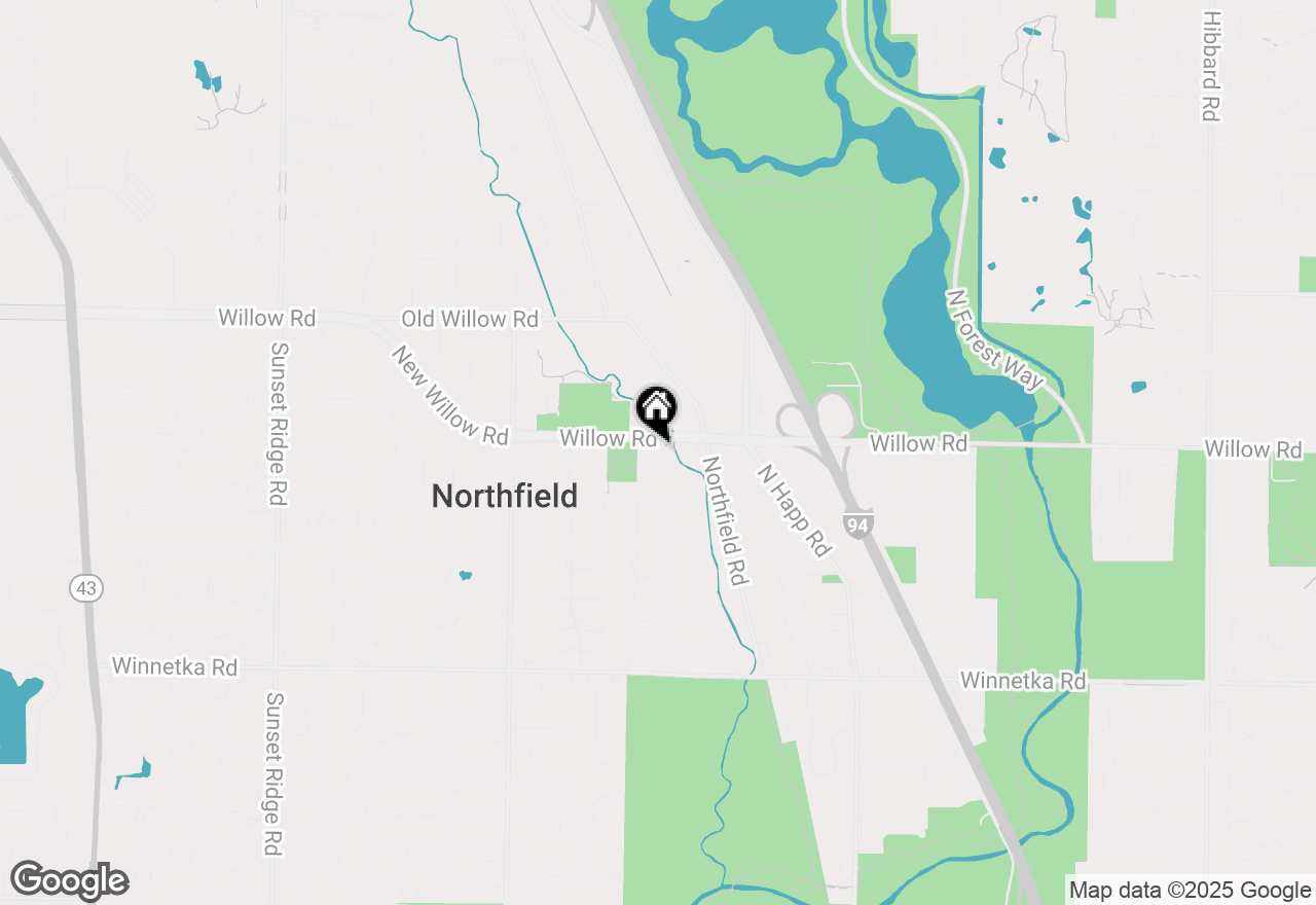 Map of 355 Bristol Street, Northfield, IL 60093