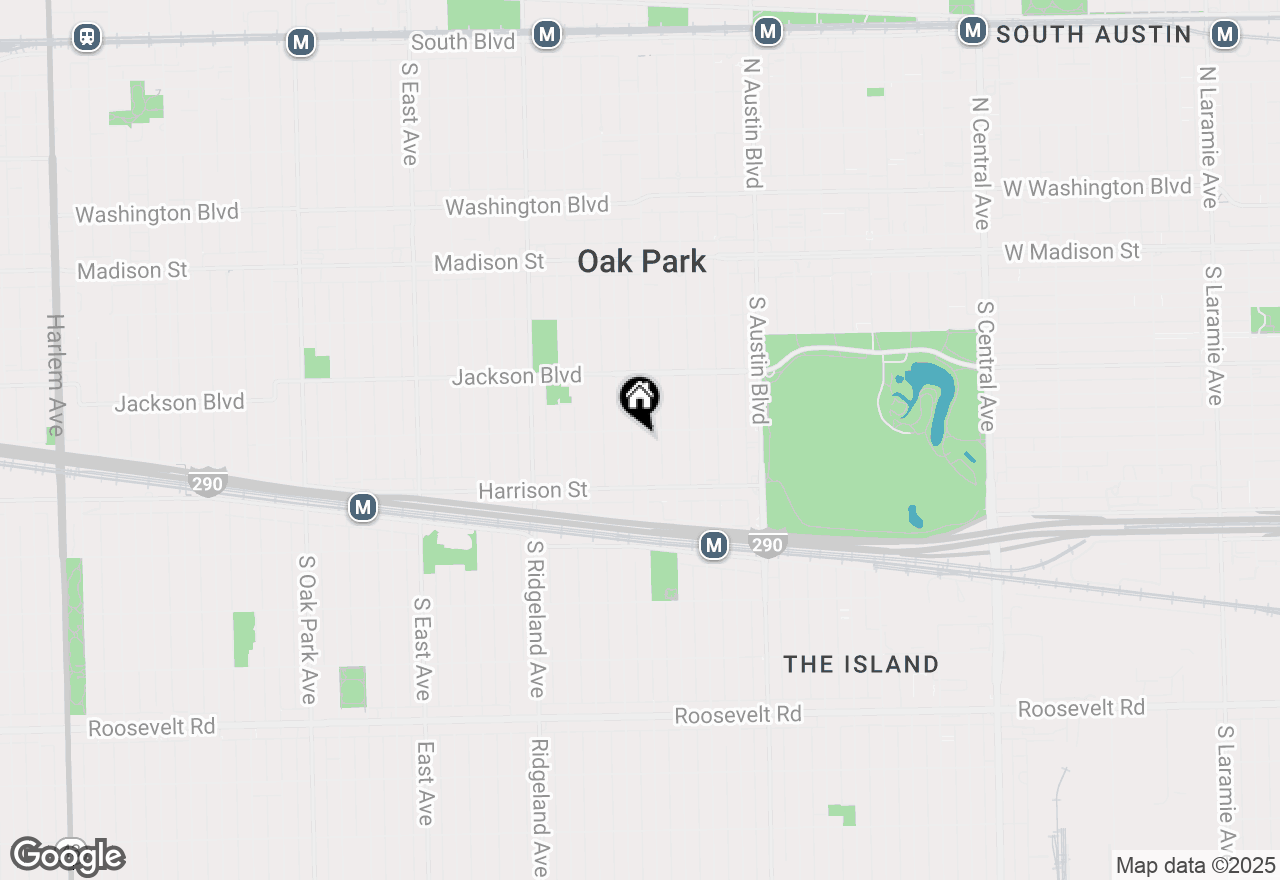 Map of 807 S Lombard Avenue, Oak Park, IL 60304