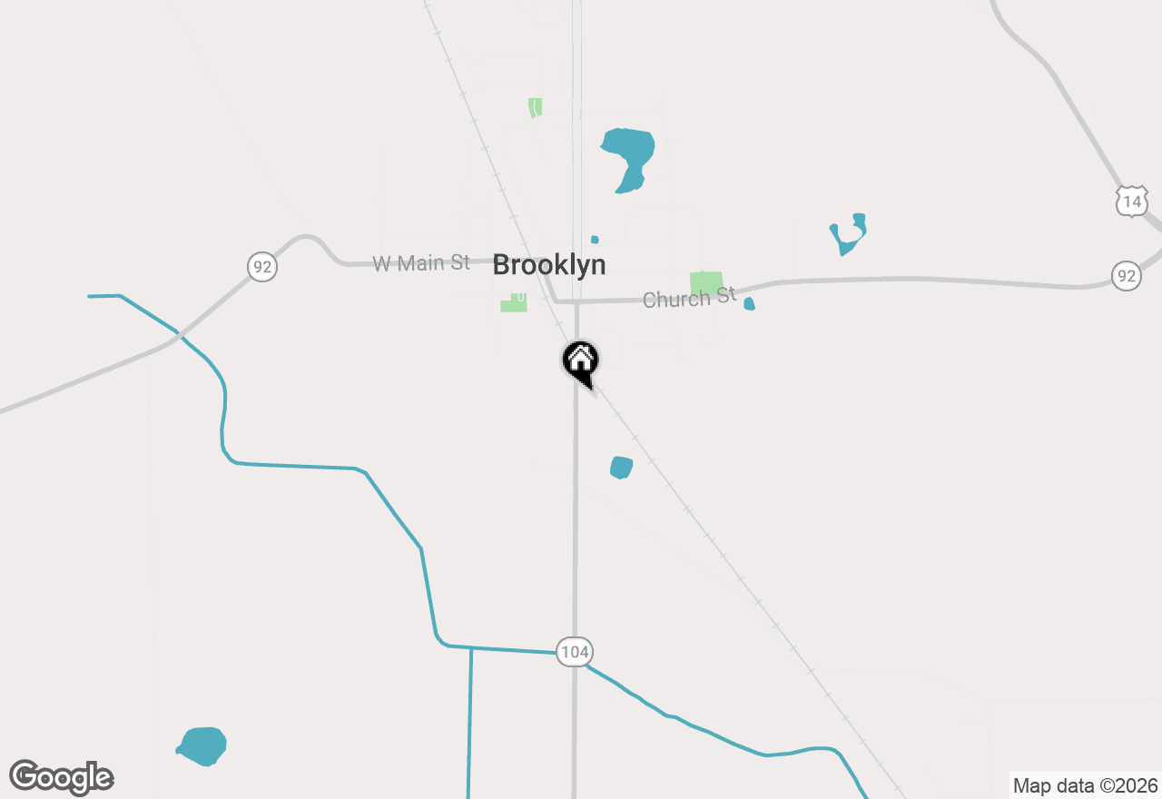 Map of 207 S Rutland Avenue, Brooklyn, WI 53521