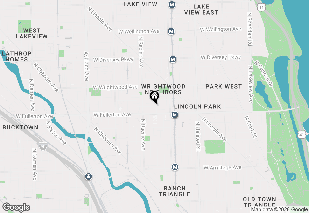 Map of 1104 W Montana Street #3, Chicago, IL 60614