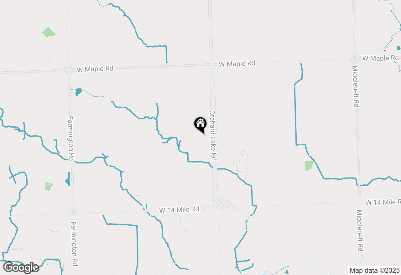 Map of 6960 Orchard Lake Road #300, West Bloomfield, MI 48322