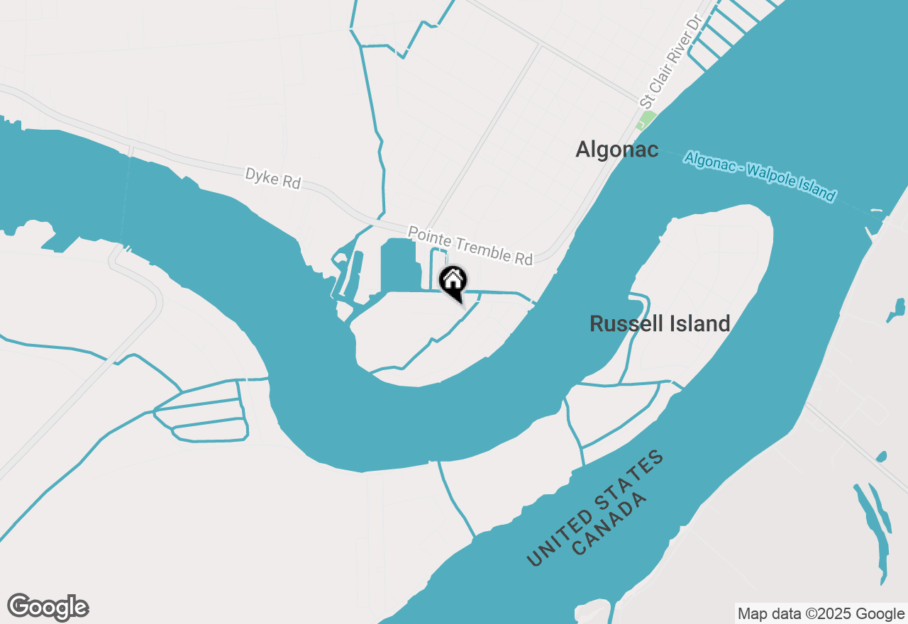 Map of 706 Townsend Drive, Algonac, MI 48001
