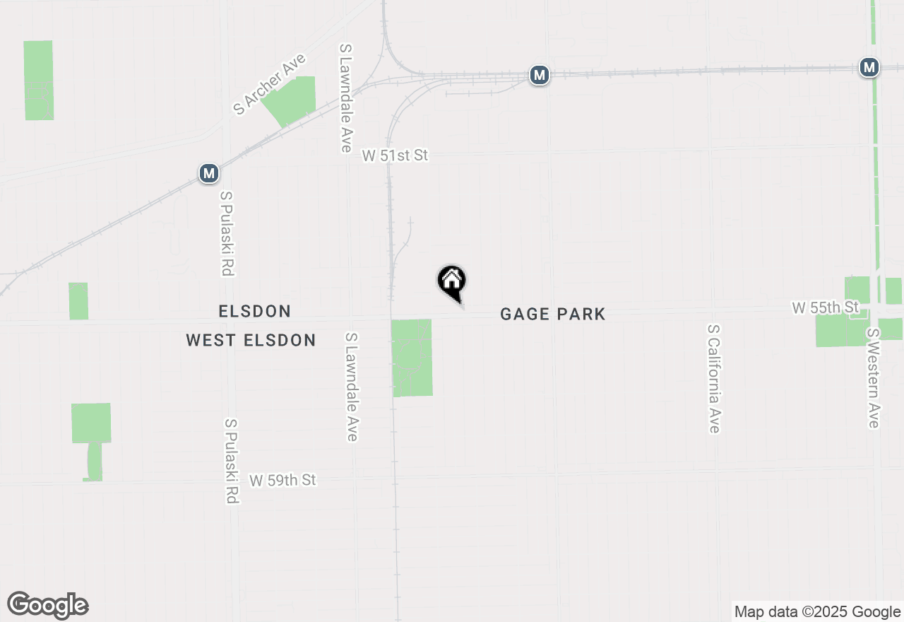 Map of 3428 W 55th Street, Chicago, IL 60632