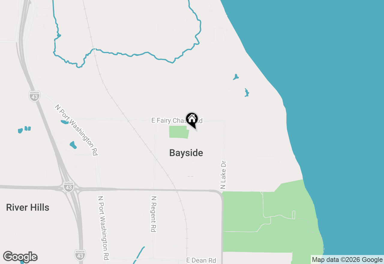 Map of 9131 N Pelham Pkwy, Bayside, WI 53217
