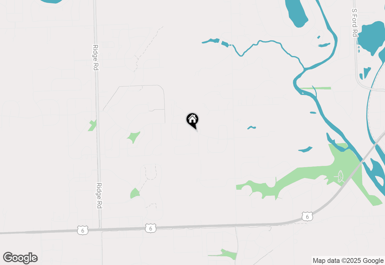 Map of 1416 S Saddlebrook Lane, Minooka, IL 60447