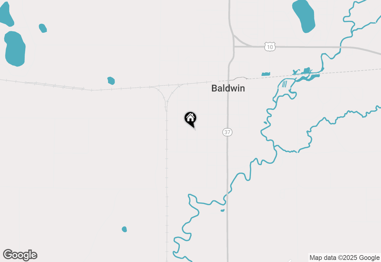 Map of 425 6th Street, Baldwin, MI 49304