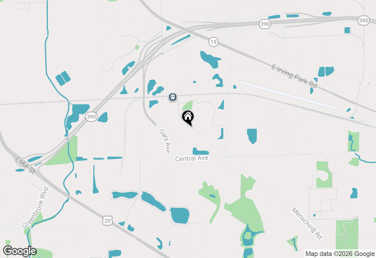 Map of 1535 Chatfield Court, Roselle, IL 60172
