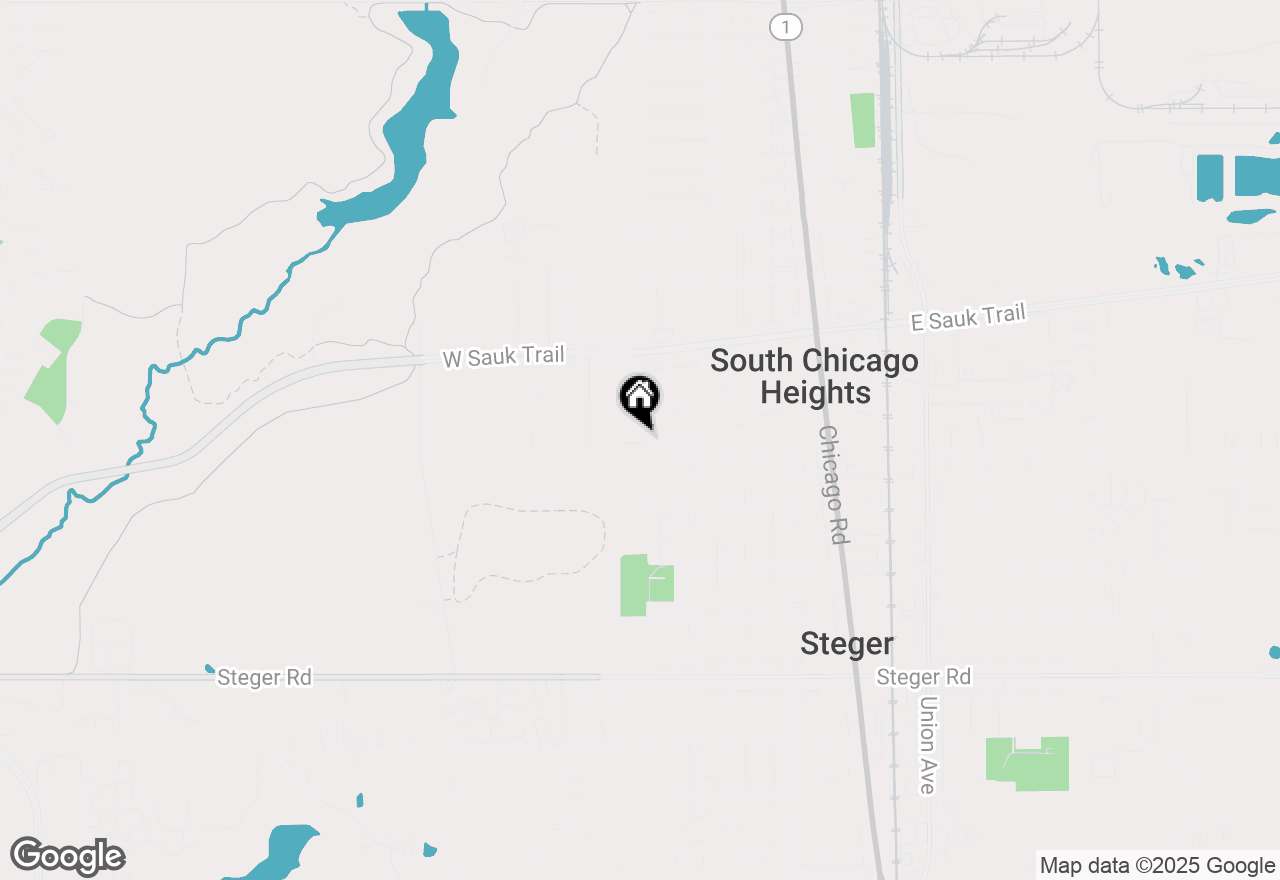 Map of 3318 Euclid Avenue, South Chicago Heights, IL 60411