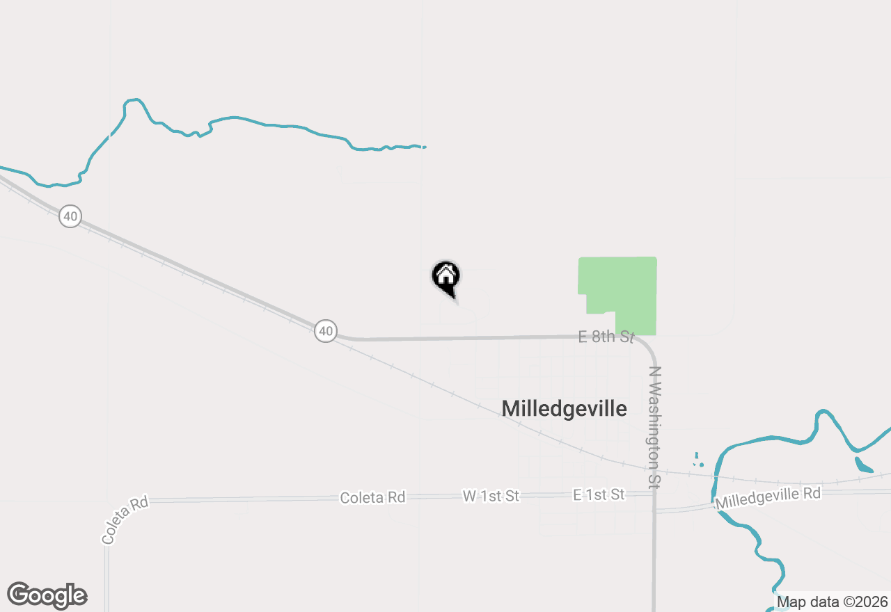 Map of 945 Sunset Drive, Milledgeville, IL 61051
