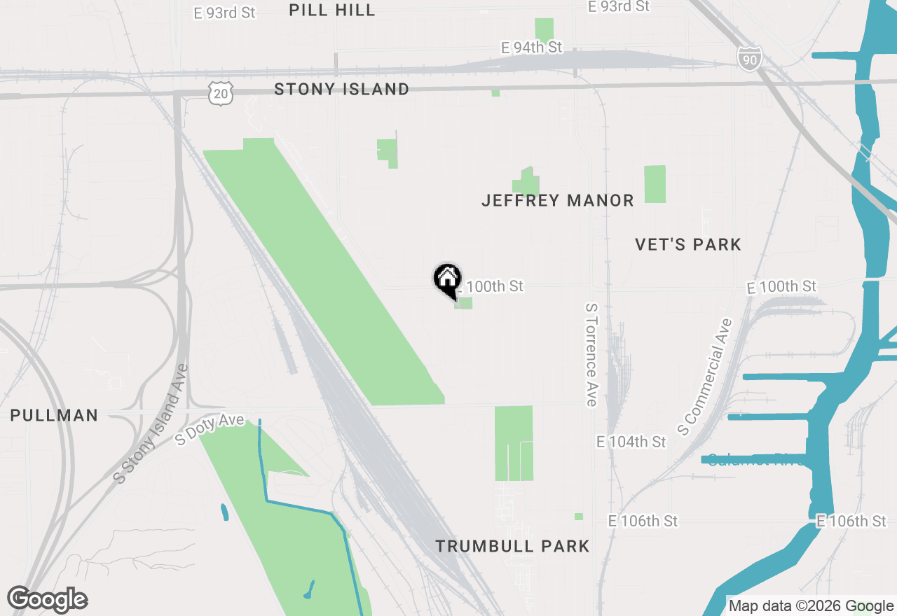Map of 10030 S Luella Avenue, Chicago, IL 60617