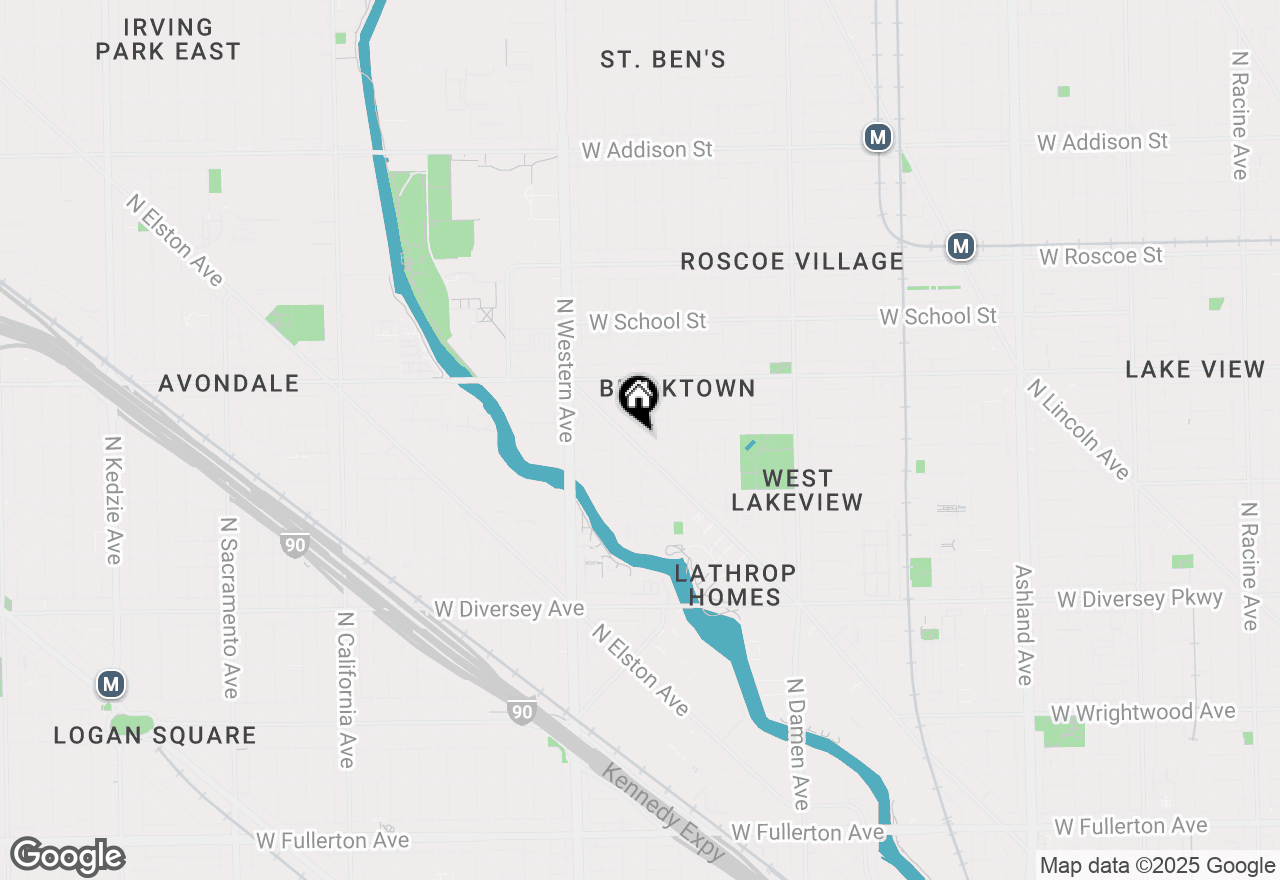 Map of 2245 W Barry Avenue #4C, Chicago, IL 60618