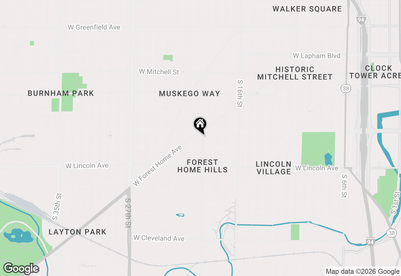Map of 2133 S 20th St, Milwaukee, WI 53215