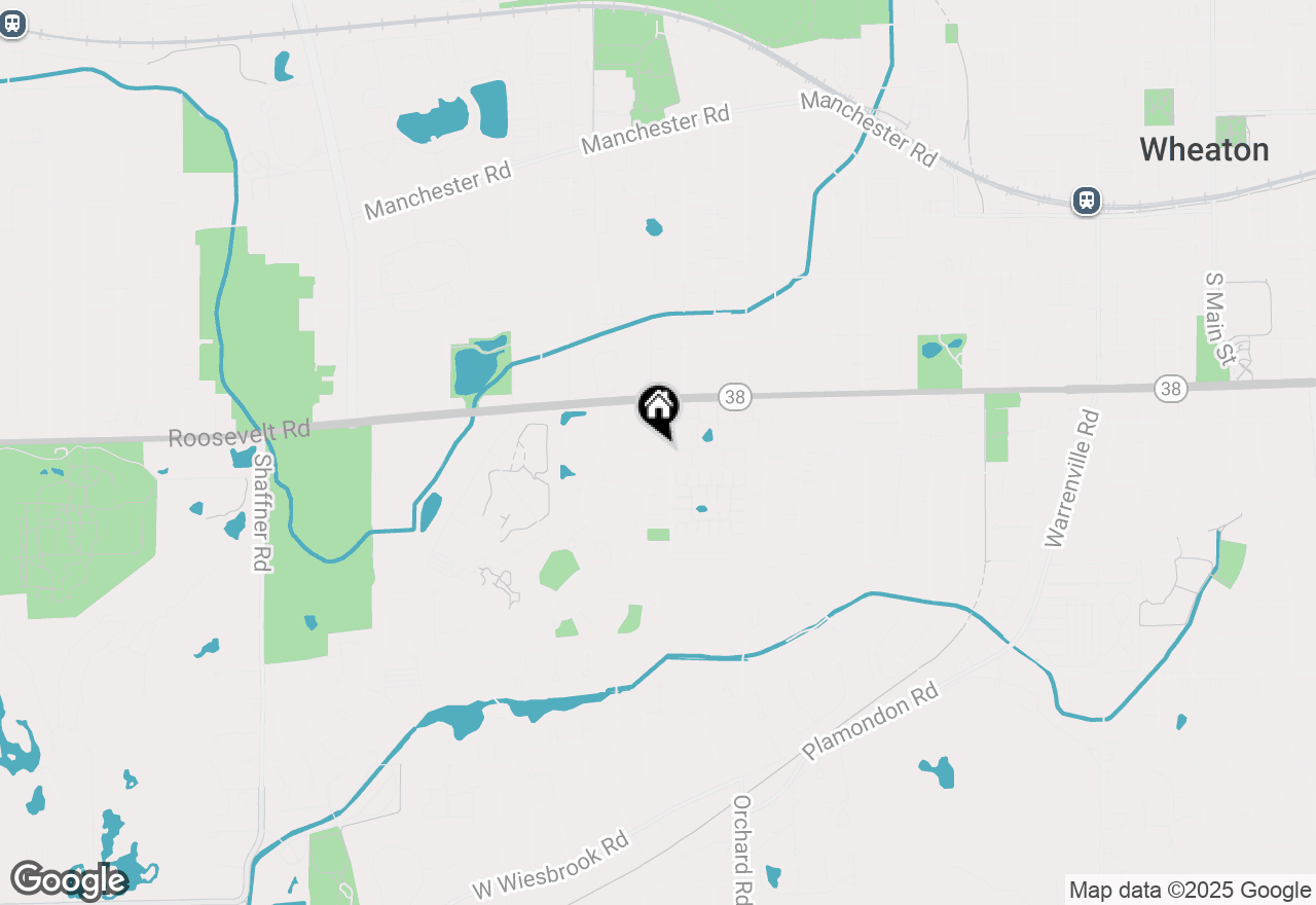 Map of 849 Kilkenny Drive #D, Wheaton, IL 60189