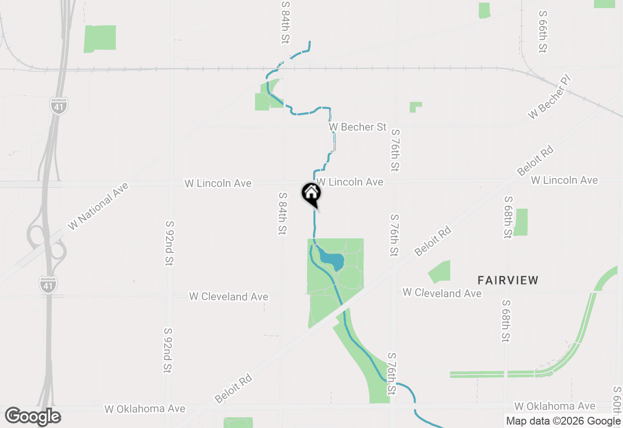 Map of 2406 S 82nd St, West Allis, WI 53219