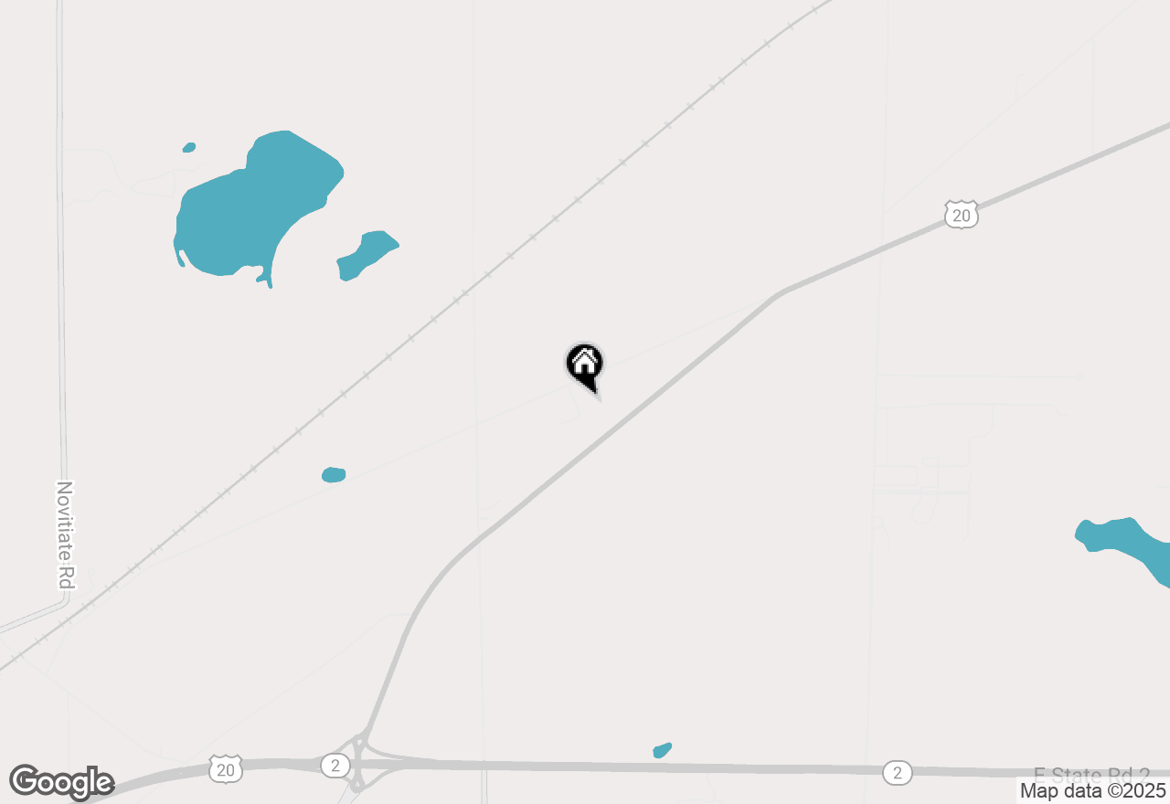 Map of 6244 E Bootjack Road, Rolling Prairie, IN 46371