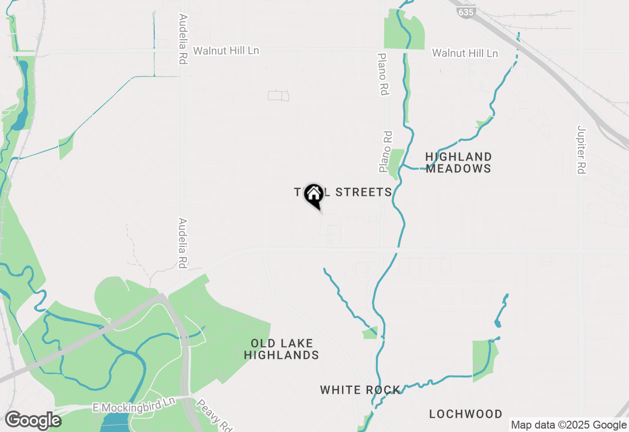 Map of 8628 San Souci Drive, Dallas, TX 75238