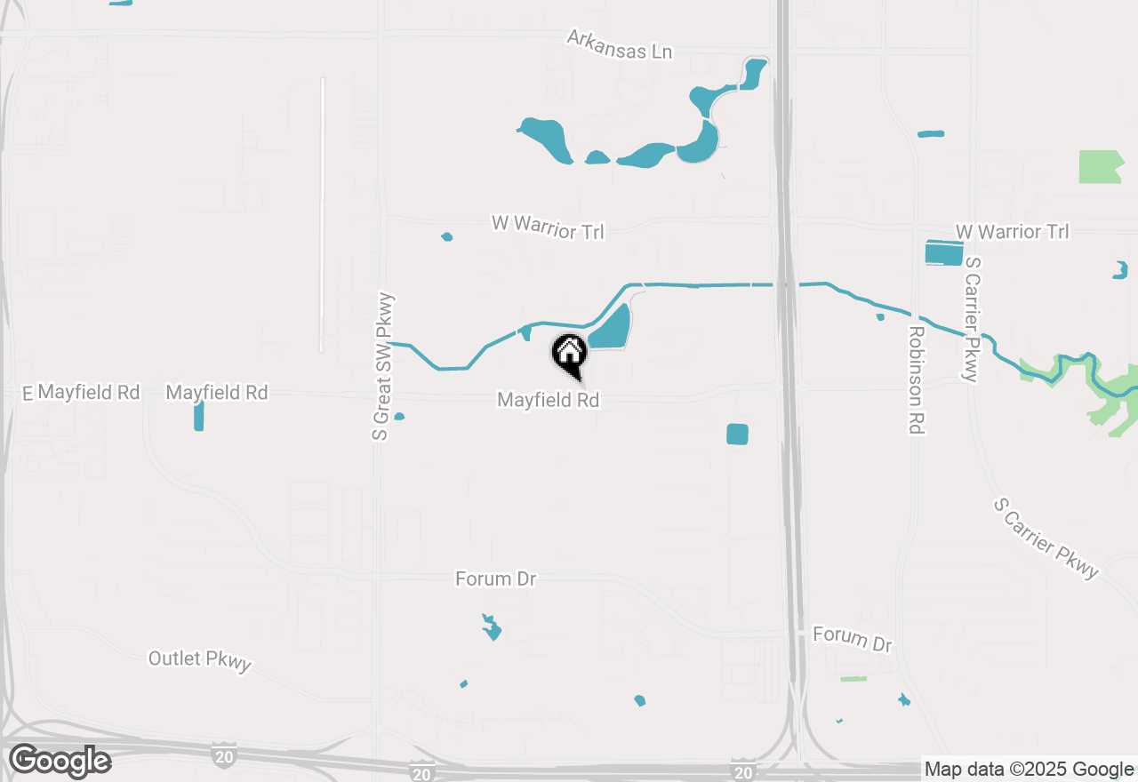 Map of 3257 Beavers Bend Trail, Grand Prairie, TX 75052