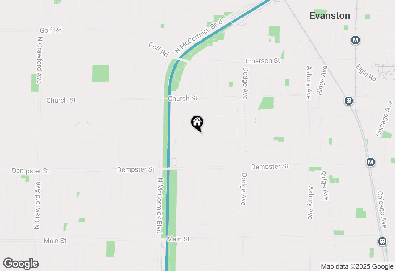 Map of 2307 Lake Street #2, Evanston, IL 60201