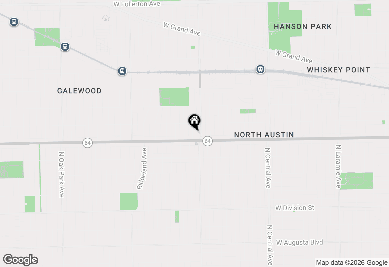 Map of 1621 N Mcvicker Avenue #1, Chicago, IL 60639