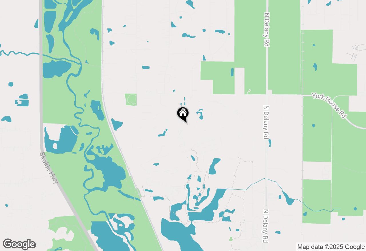 Map of 3191 N Southern Hills Drive, Wadsworth, IL 60083