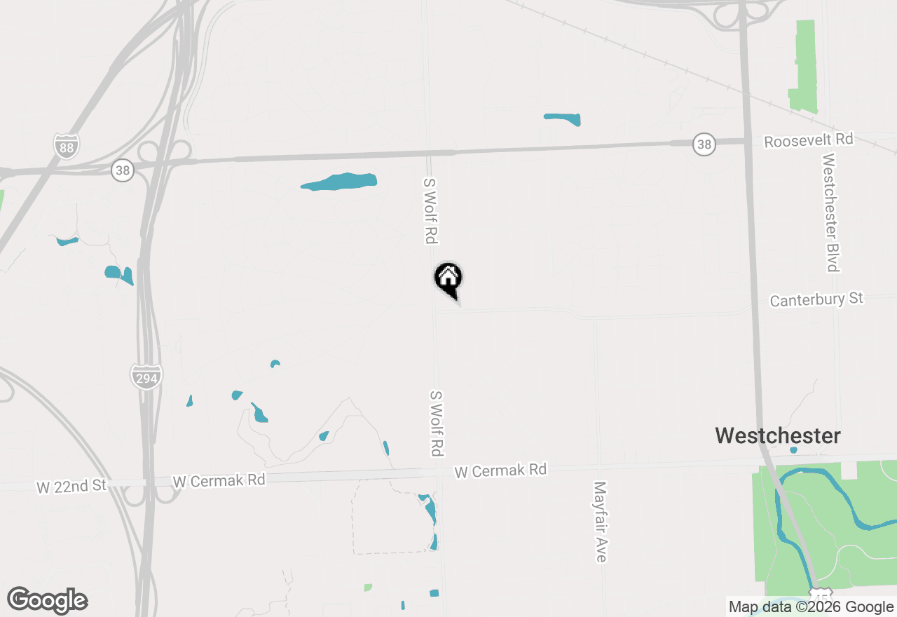 Map of 1556 Heidorn Avenue, Westchester, IL 60154