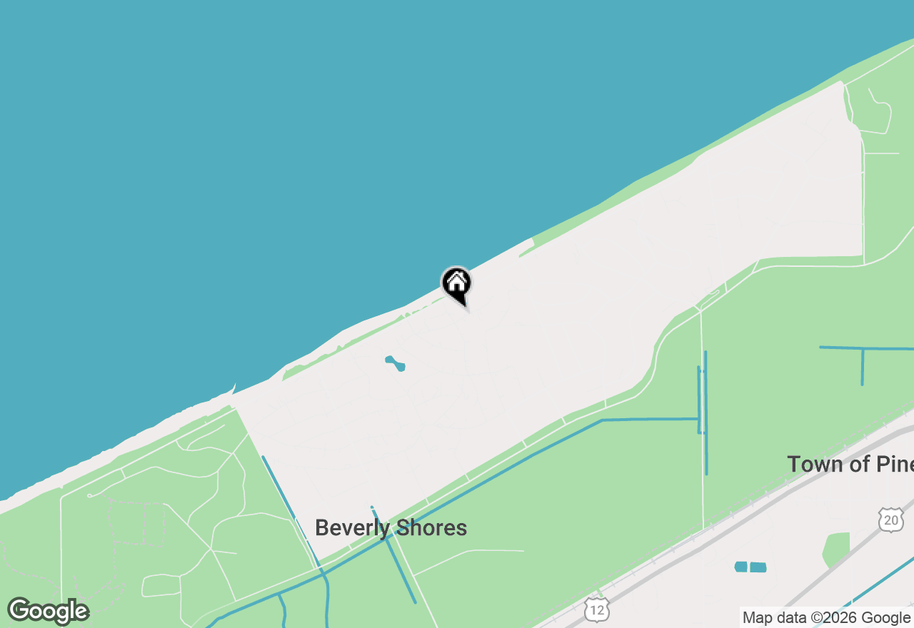 Map of 3 S Shore Avenue, Beverly Shores, IN 46301