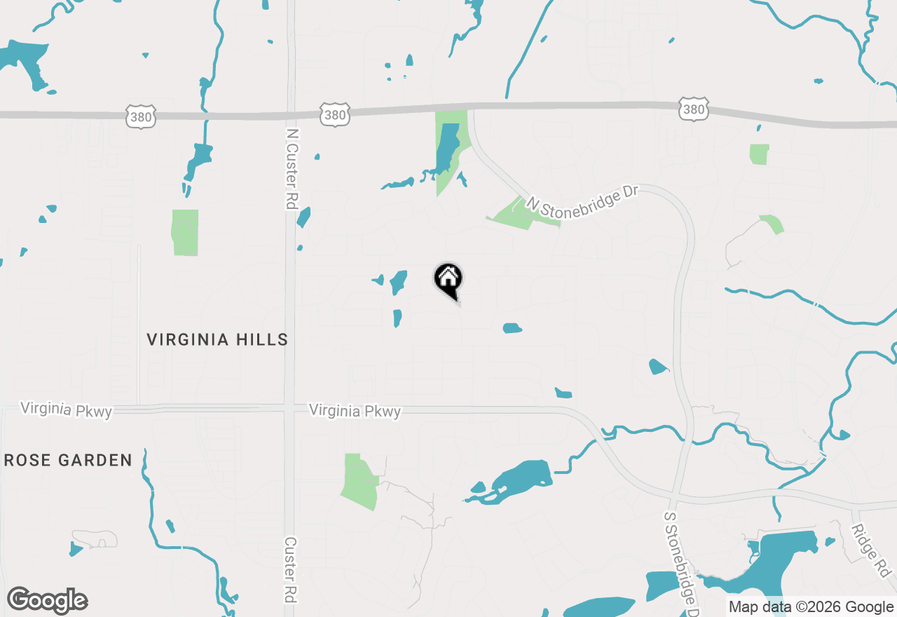 Map of 8304 Parish Avenue, Mckinney, TX 75071