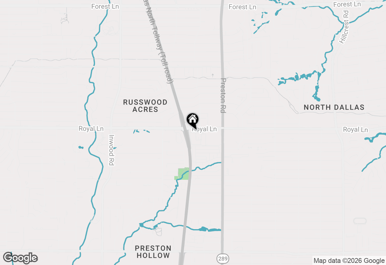 Map of 10763 Villager Road #B, Dallas, TX 75230