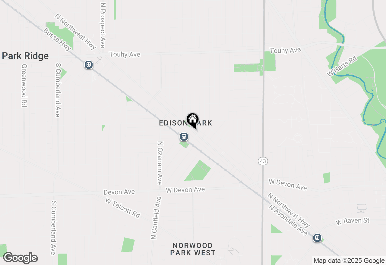 Map of 6714 N Northwest Highway #204, Chicago, IL 60631