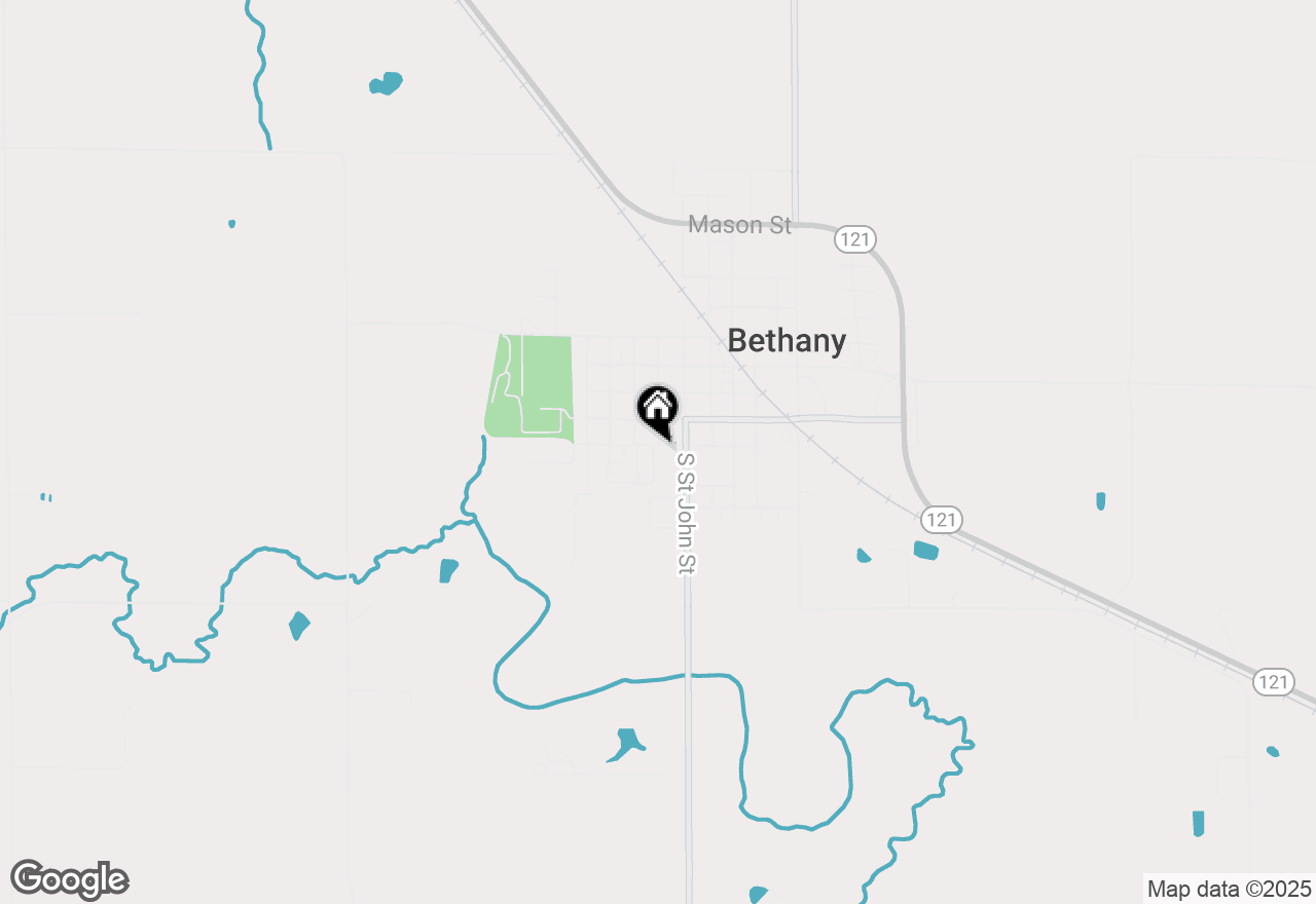 Map of 1 Elm Drive, Bethany, IL 61914