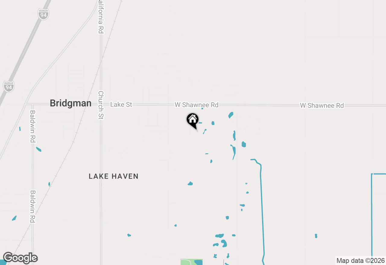 Map of 9847 Quail Run Court, Bridgman, MI 49106
