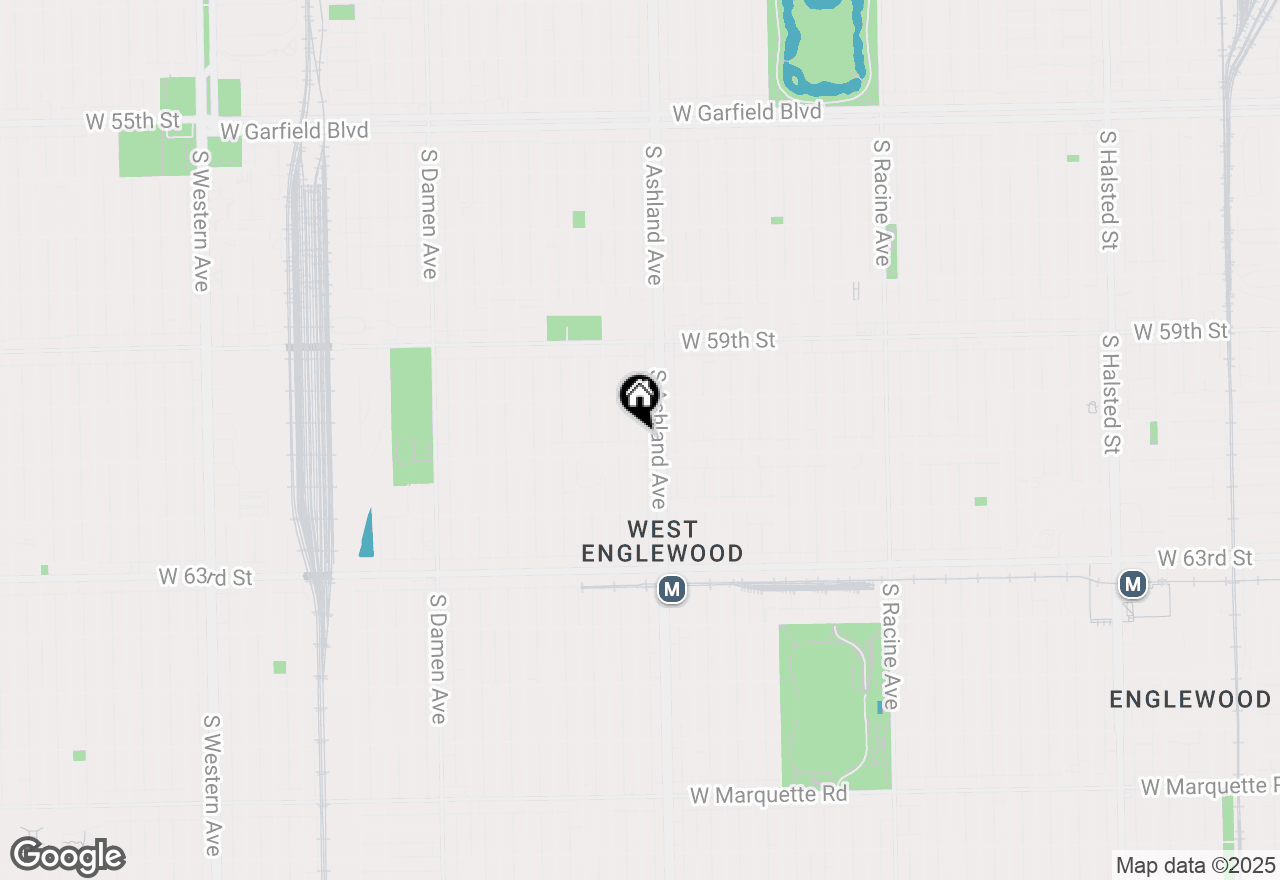 Map of 6045 S Marshall Avenue #1W, Chicago Ridge, IL 60415