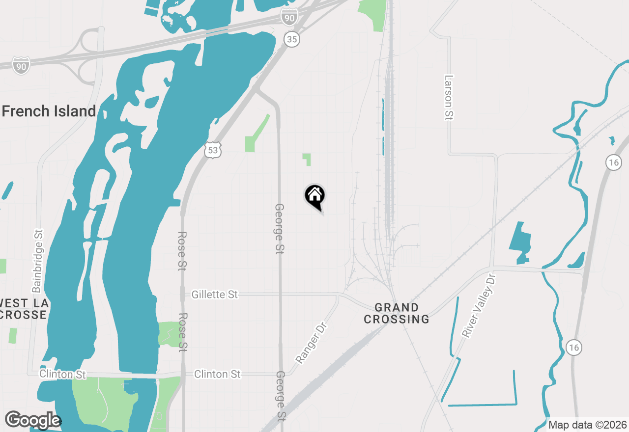 Map of 1932 Loomis St, La Crosse, WI 54603