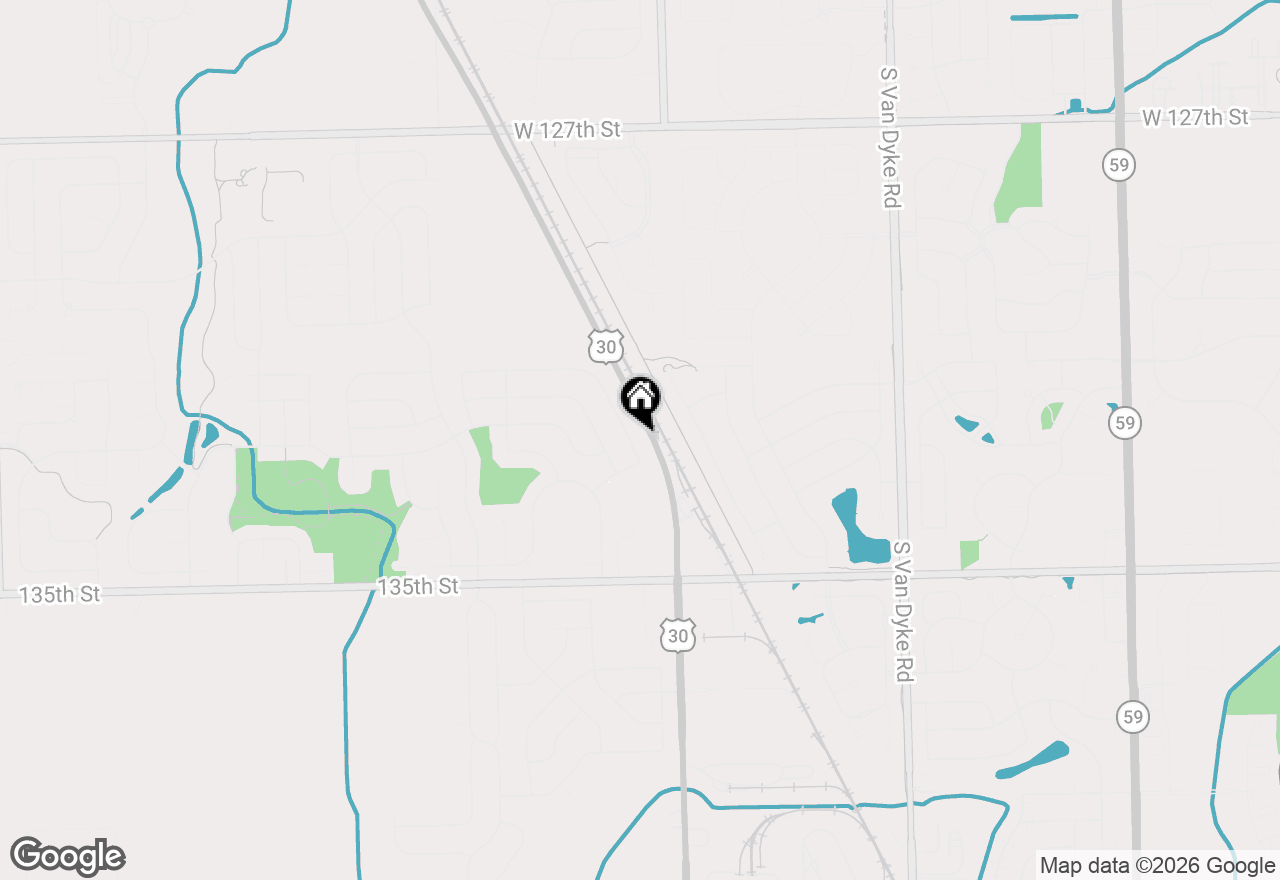 Map of 24821 Vermette Road, Plainfield, IL 60585