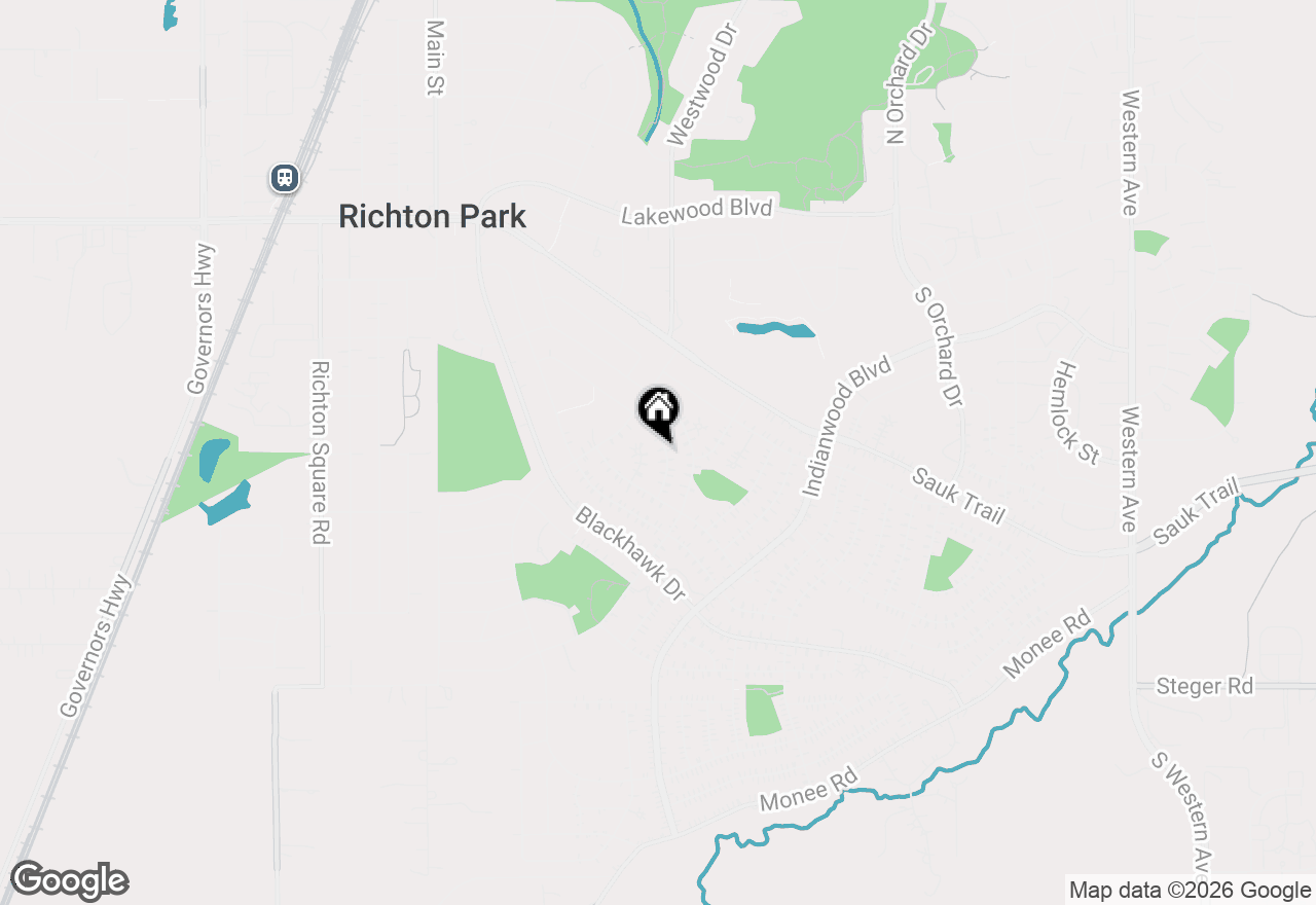 Map of 273 Mohawk Street, Park Forest, IL 60466