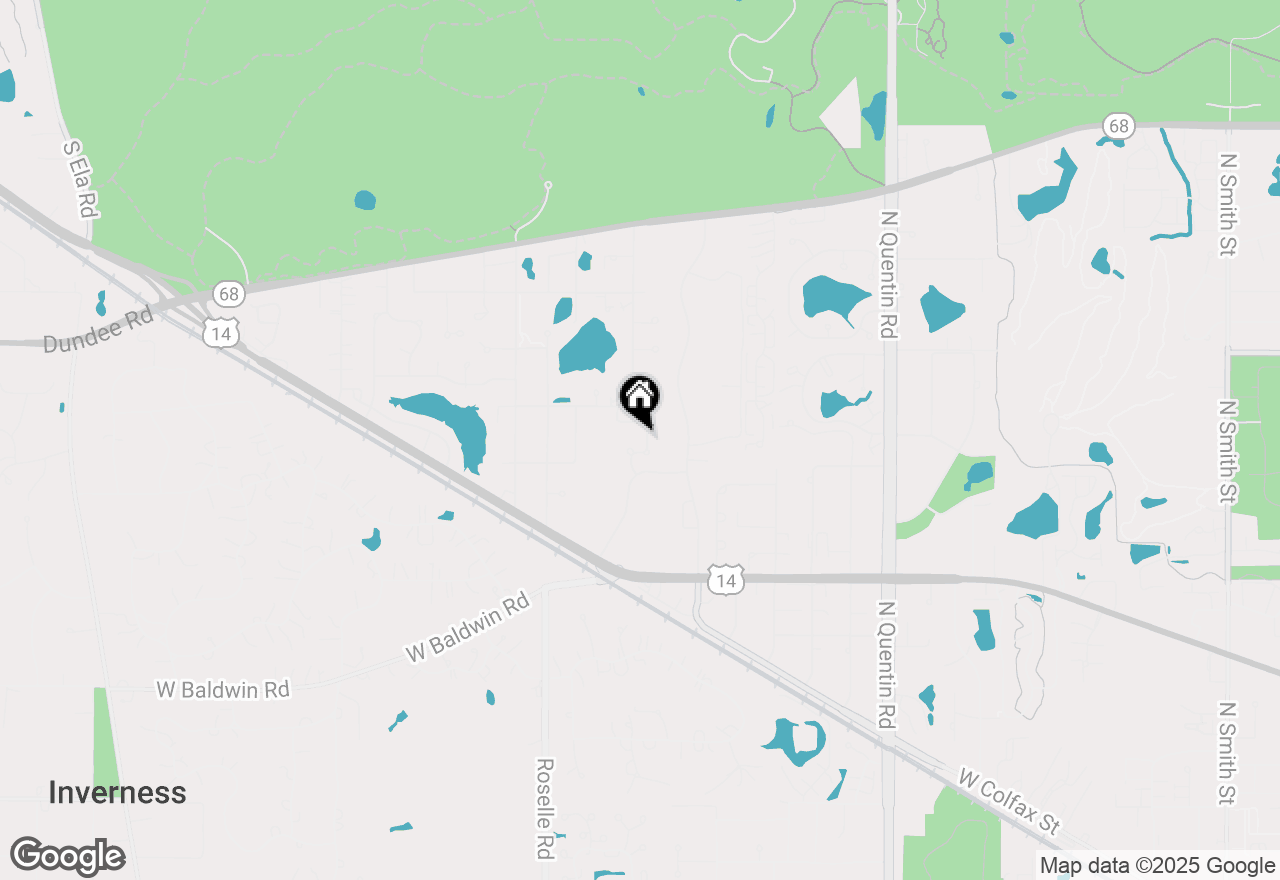 Map of 1050 N Penny Lane, Palatine, IL 60067