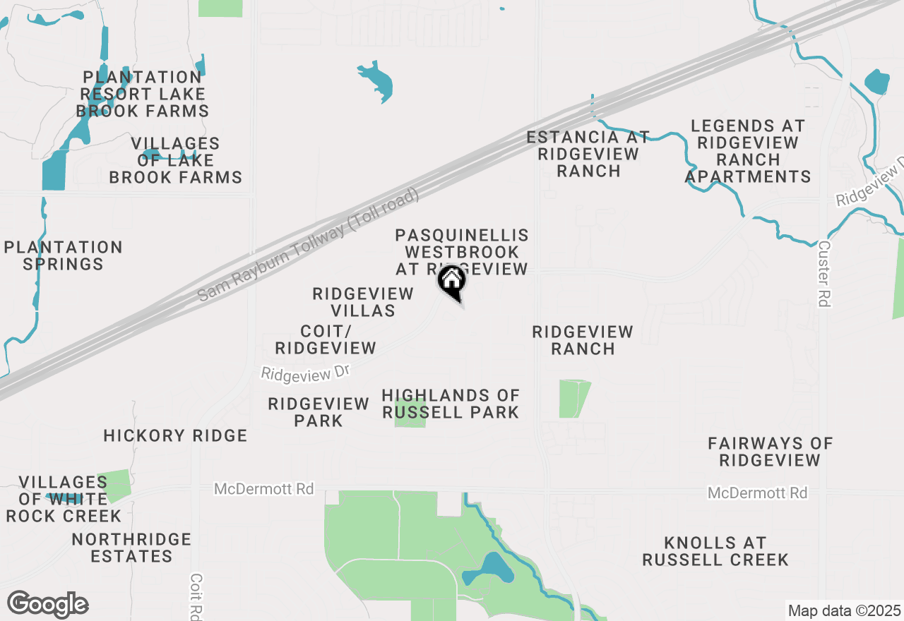Map of 9724 Windburn Drive, Plano, TX 75025