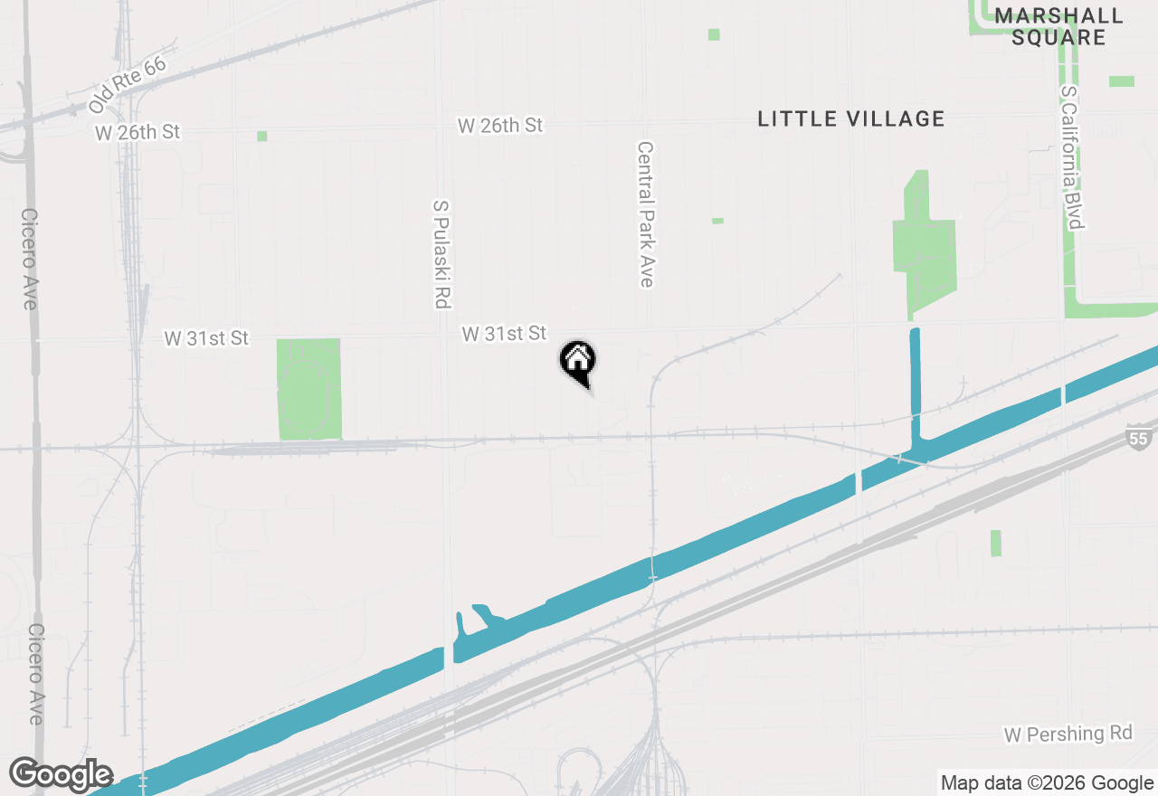 Map of 3217 S Ridgeway Avenue, Chicago, IL 60623