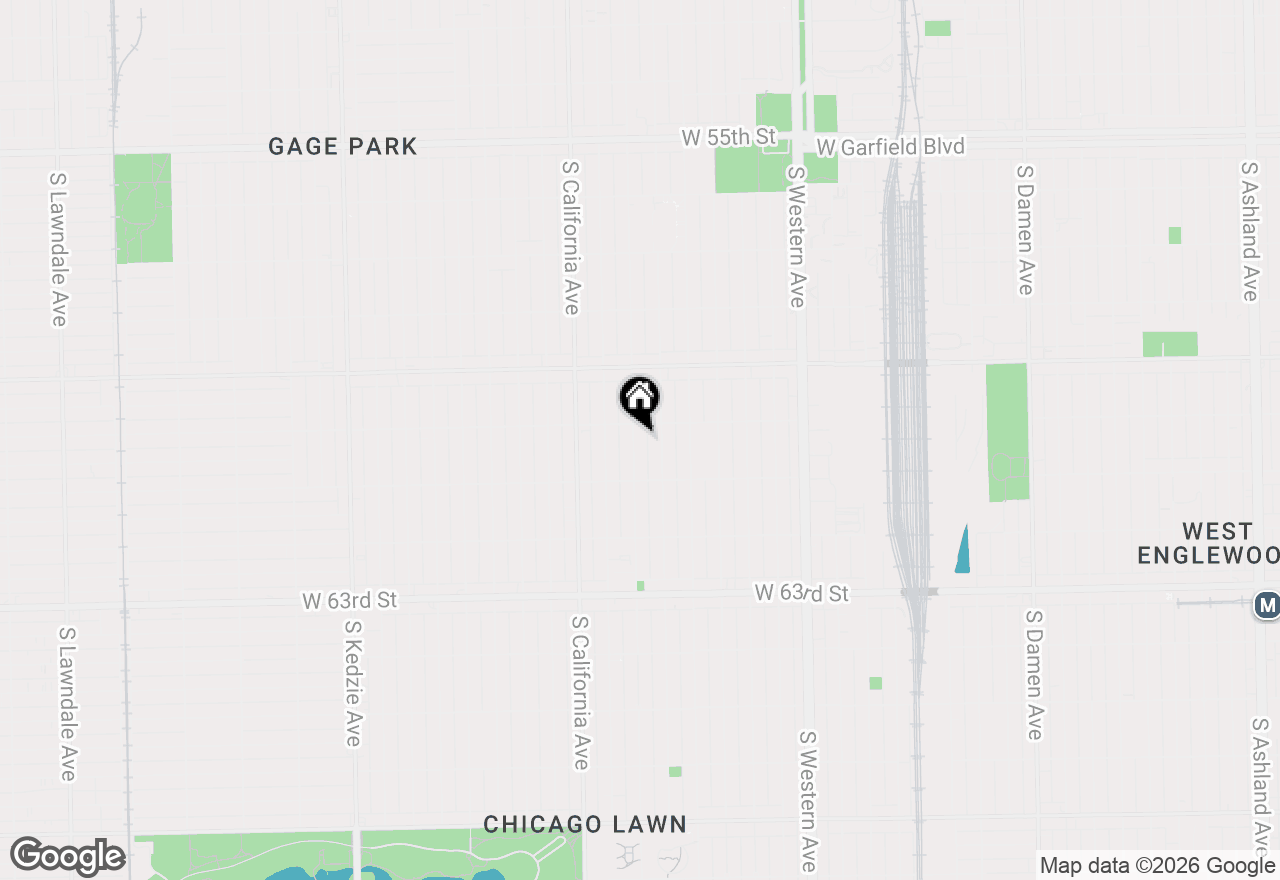 Map of 6017 S Washtenaw Avenue, Chicago, IL 60629