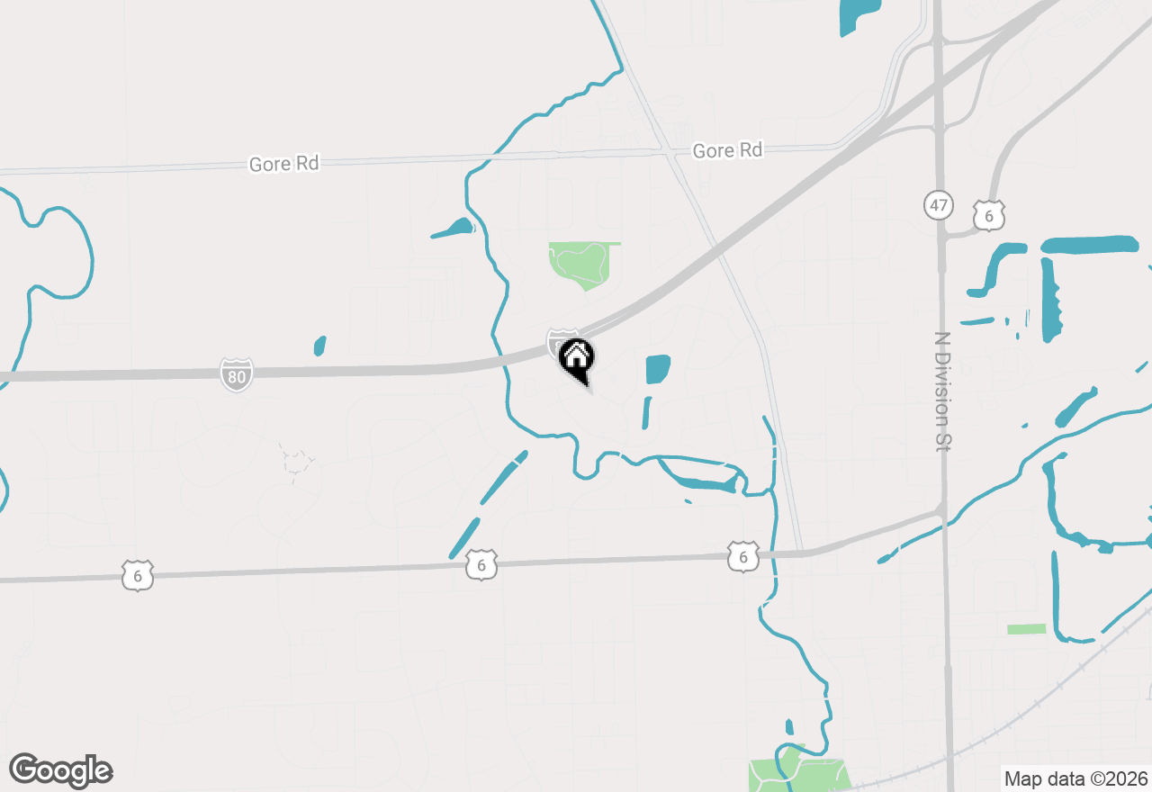 Map of 1233 Oak Grove Court, Morris, IL 60450