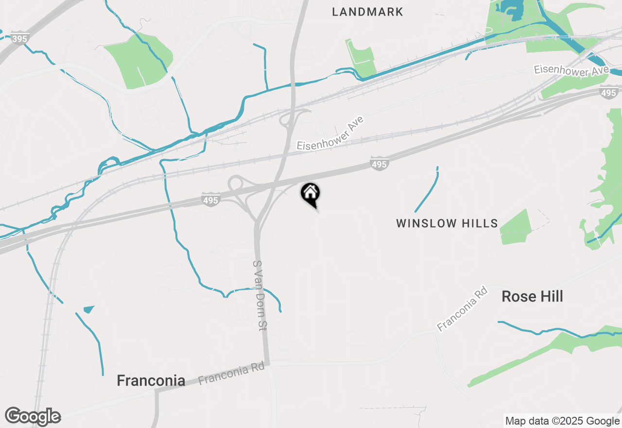 Map of 5801 Brookview Drive, Alexandria, VA 22310