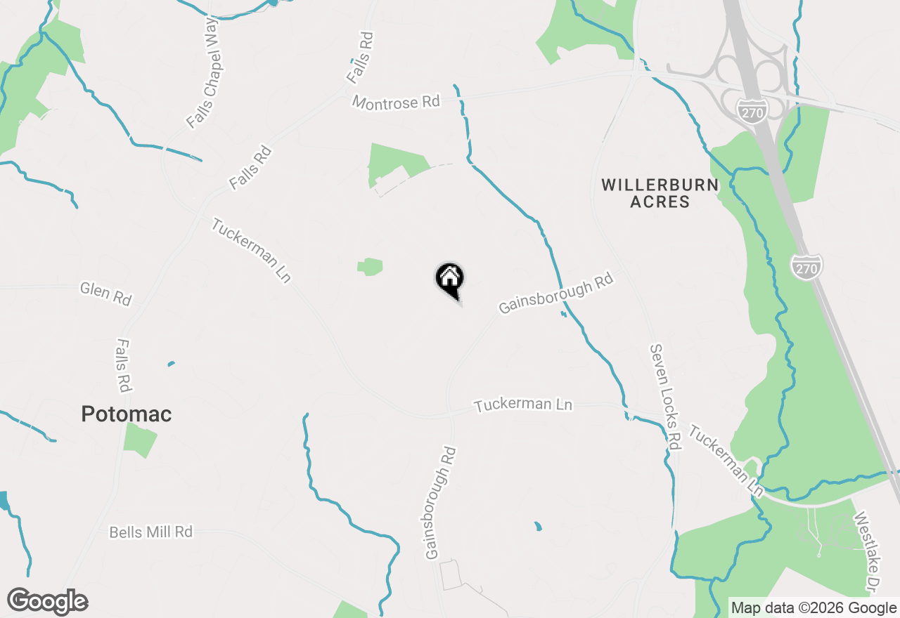 Map of 8409 Victory Lane, Potomac, MD 20854
